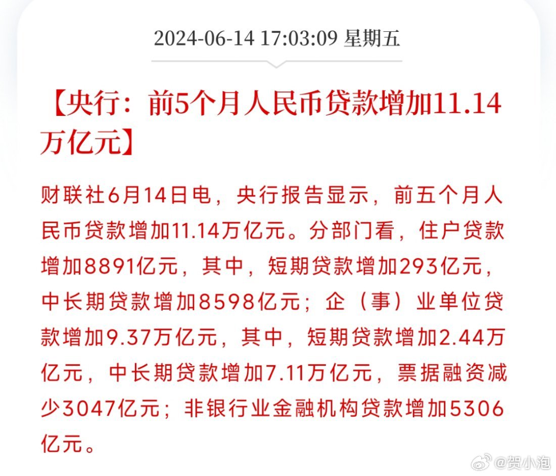 央行：前十个月人民币存款增加17.22万亿元 人民币贷款增加16.52万亿元