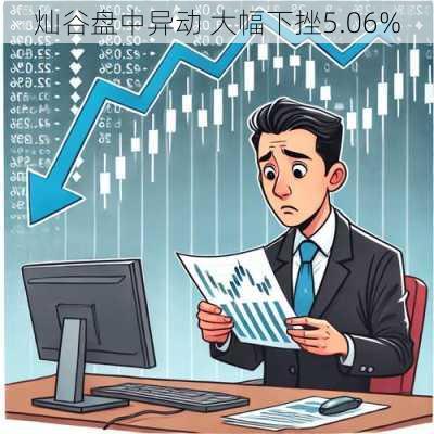 灿谷盘中异动 股价大跌5.07%报3.93美元