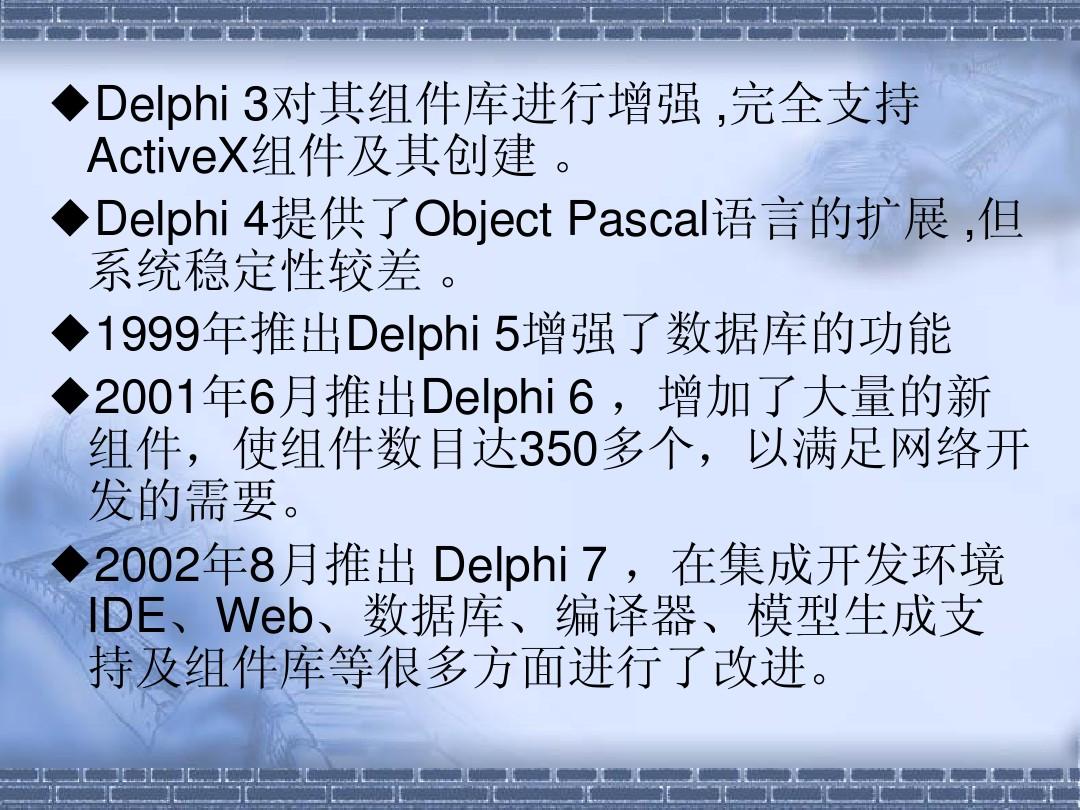 delphi最新版本,Delphi最新迭代版