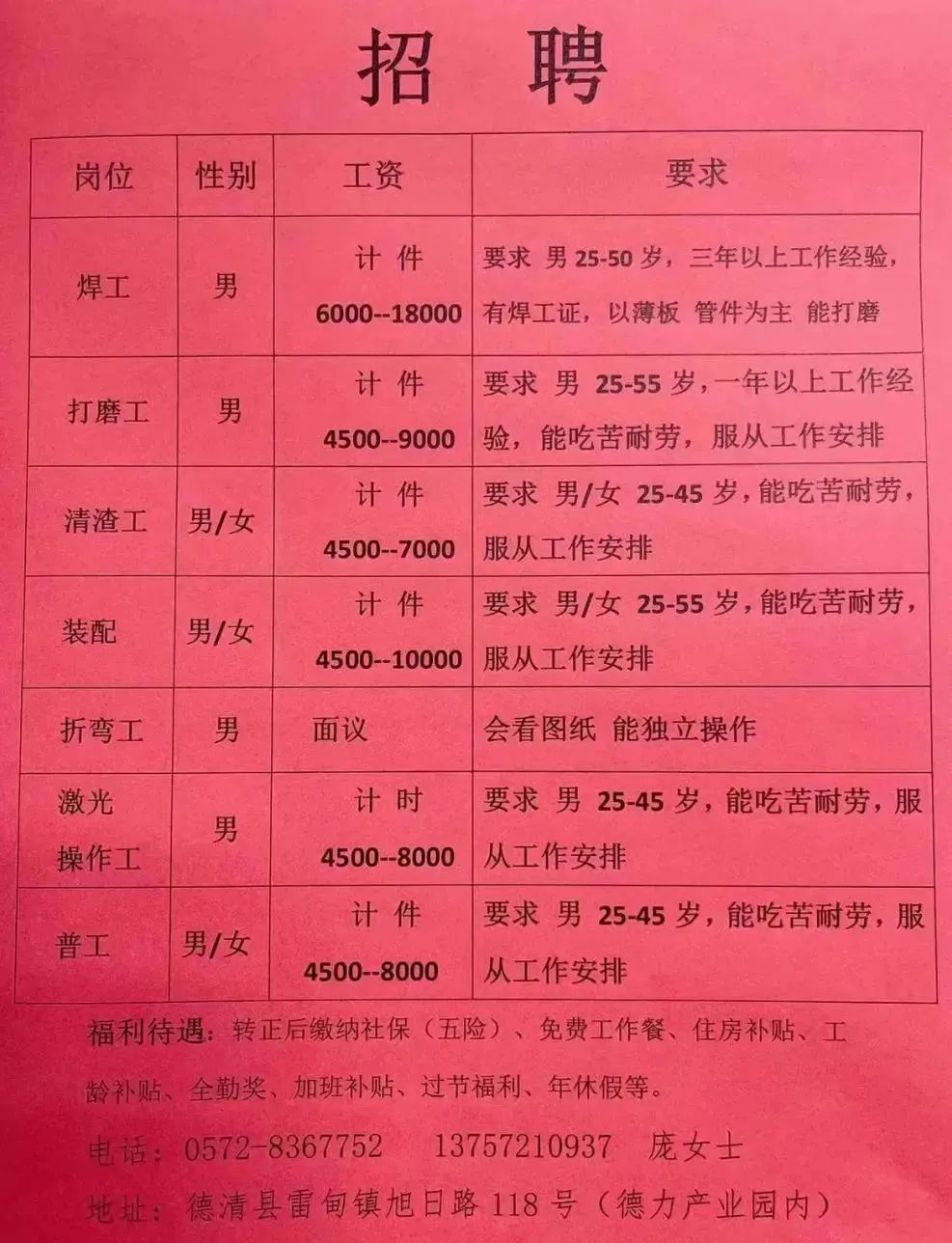 洪桥最新招聘,洪桥区域新近公布的职位信息汇总。