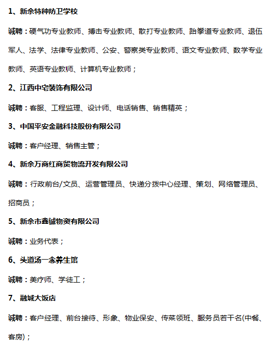 新余快速人才网最新招聘(新余人才招聘速递)